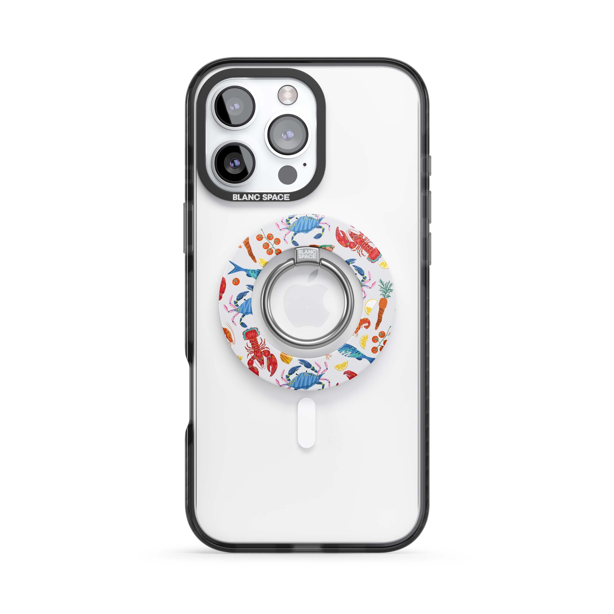 Seafood Pattern Magsafe Grip Magsafe Grip White