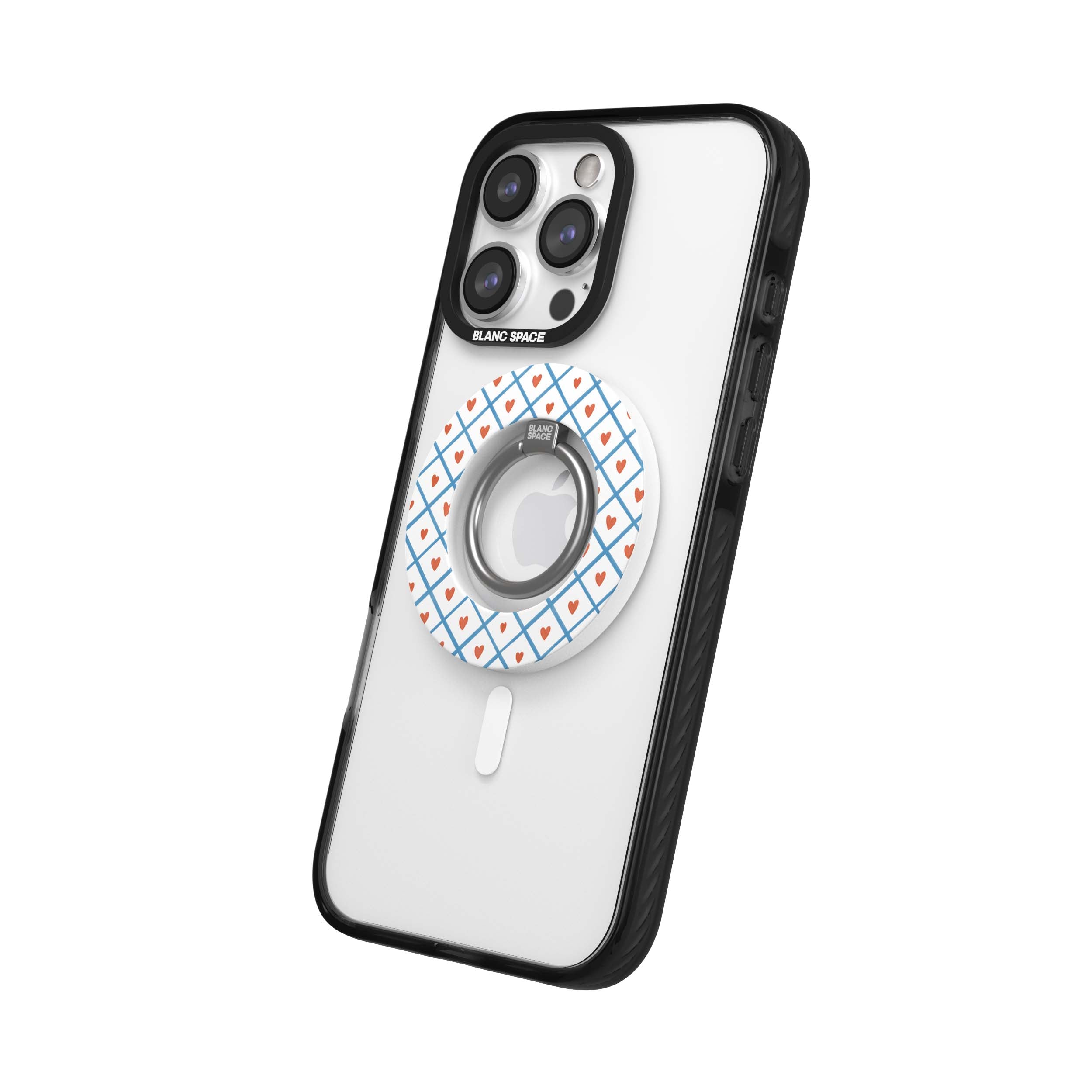 Coastal Italian Check Pattern Magsafe Grip Magsafe Grip White