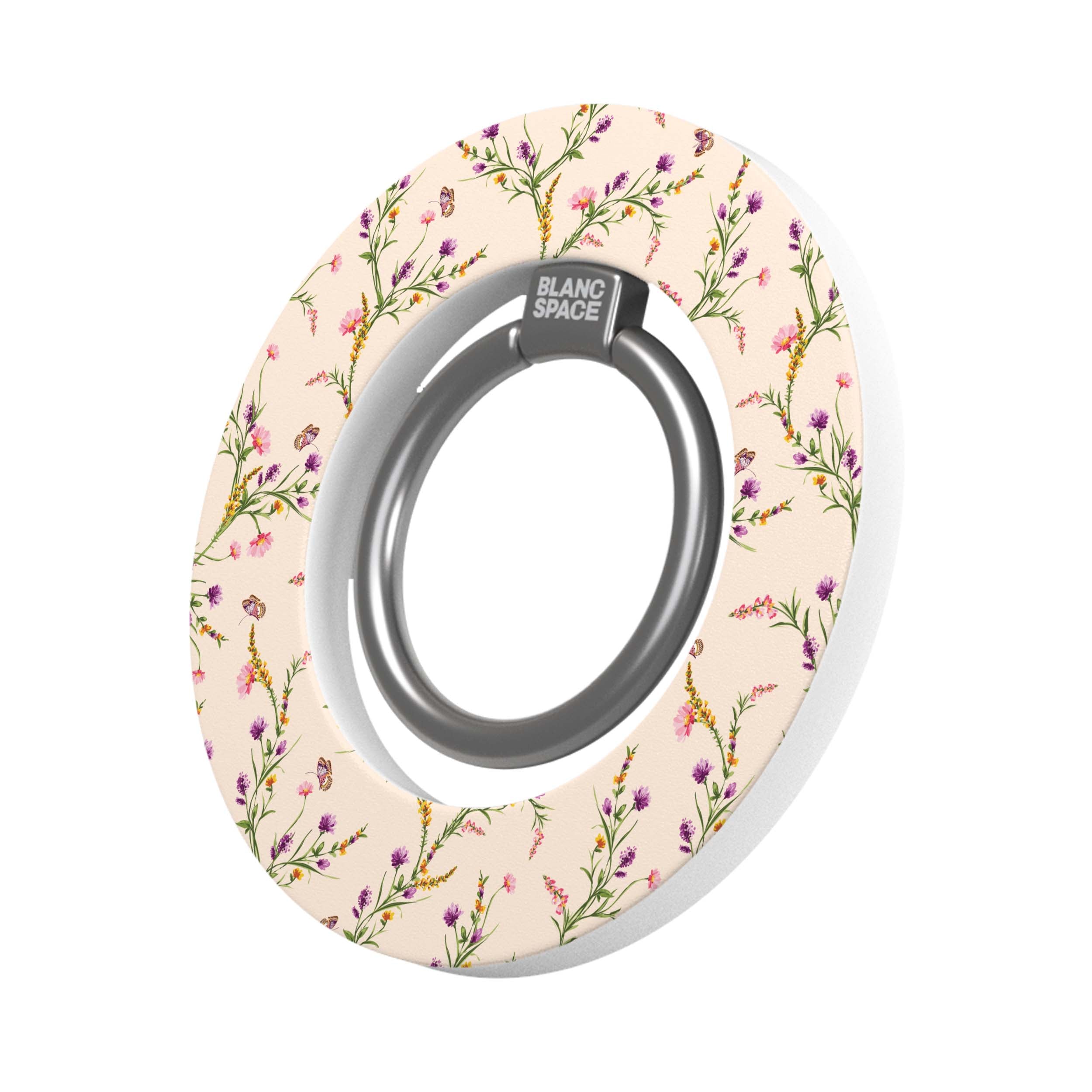 Meadow Wildflowers Magsafe Grip Magsafe Grip White