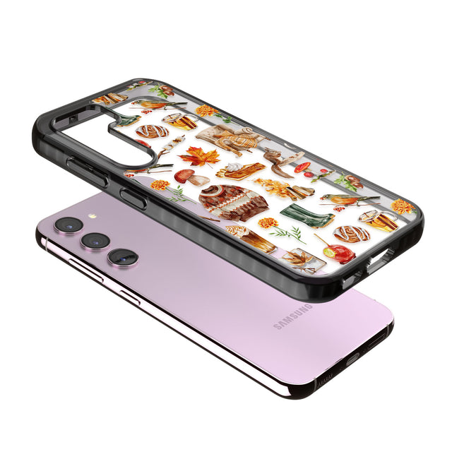 Cozy Autumn Aesthetic Impact Phone Case for Samsung Galaxy S24, Samsung Galaxy S23, Samsung Galaxy S22