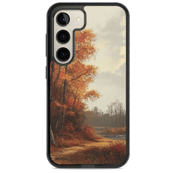 Vintage Autumn Oil Painting