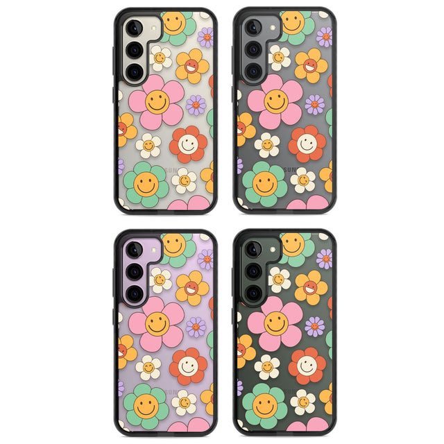 Happy Blossoms Impact Phone Case for Samsung Galaxy S24, Samsung Galaxy S23, Samsung Galaxy S22