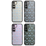 Blue Bows & Hearts Impact Phone Case for Samsung Galaxy S24, Samsung Galaxy S23, Samsung Galaxy S22