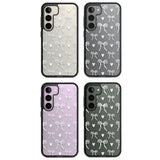 White Bows & Hearts Impact Phone Case for Samsung Galaxy S24, Samsung Galaxy S23, Samsung Galaxy S22