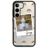 Personalised American Curl Photo Custom Phone Case Samsung S22 / Black Impact Case,Samsung S23 / Black Impact Case Blanc Space