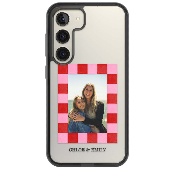 Personalised Bubblegum Check Photo