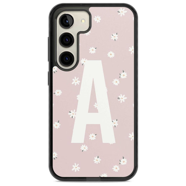 Personalised Pink Daisy Initial