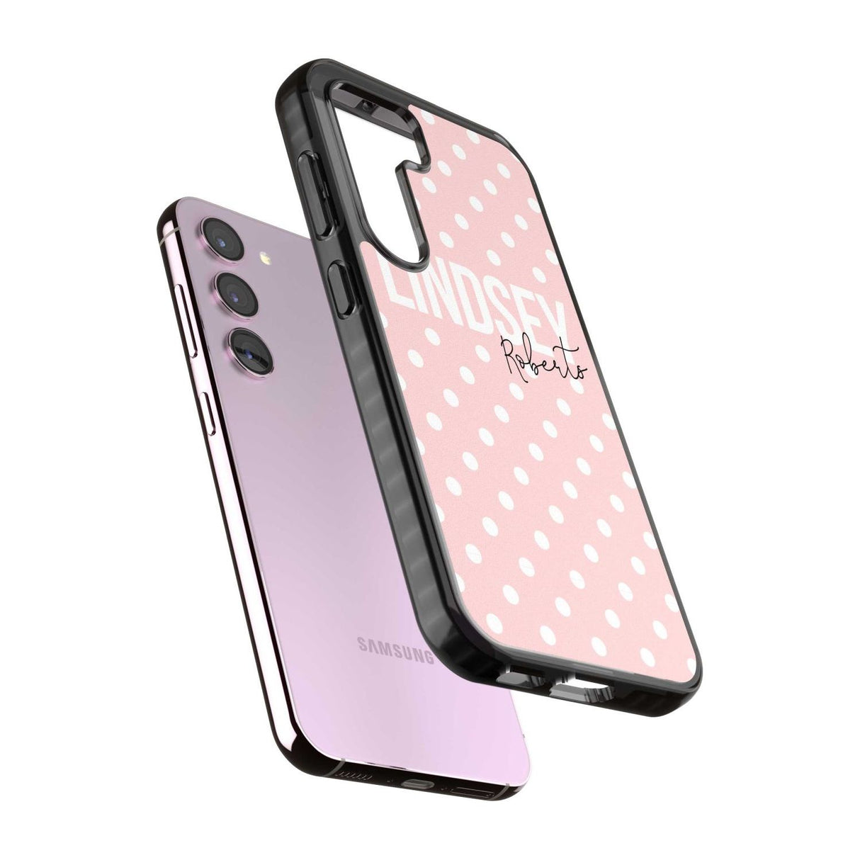 Personalised Pink Polka Custom Phone Case iPhone 15 Pro Max / Black Impact Case,iPhone 15 Plus / Black Impact Case,iPhone 15 Pro / Black Impact Case,iPhone 15 / Black Impact Case,iPhone 15 Pro Max / Impact Case,iPhone 15 Plus / Impact Case,iPhone 15 Pro / Impact Case,iPhone 15 / Impact Case,iPhone 15 Pro Max / Magsafe Black Impact Case,iPhone 15 Plus / Magsafe Black Impact Case,iPhone 15 Pro / Magsafe Black Impact Case,iPhone 15 / Magsafe Black Impact Case,iPhone 14 Pro Max / Black Impact Case,iPhone 14 Plu