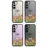 Personalised Summer Wildflowers Impact Phone Case for Samsung Galaxy S24, Samsung Galaxy S23, Samsung Galaxy S22