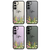 Personalised Garden Wildfowers Impact Phone Case for Samsung Galaxy S24, Samsung Galaxy S23, Samsung Galaxy S22