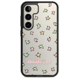 Personalised Heartstopper Leaves Pattern Custom Phone Case Samsung S22 / Black Impact Case,Samsung S23 / Black Impact Case Blanc Space