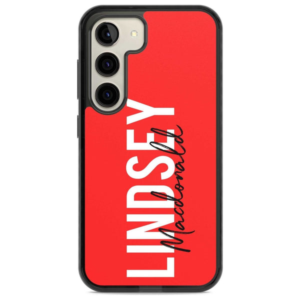 Personalised Bold Name: Red