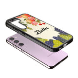 Personalised Vintage Fruits Impact Phone Case for Samsung Galaxy S24, Samsung Galaxy S23, Samsung Galaxy S22