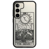 Personalised The Moon Tarot Card - Transparent Custom Phone Case Samsung S22 / Black Impact Case,Samsung S23 / Black Impact Case Blanc Space