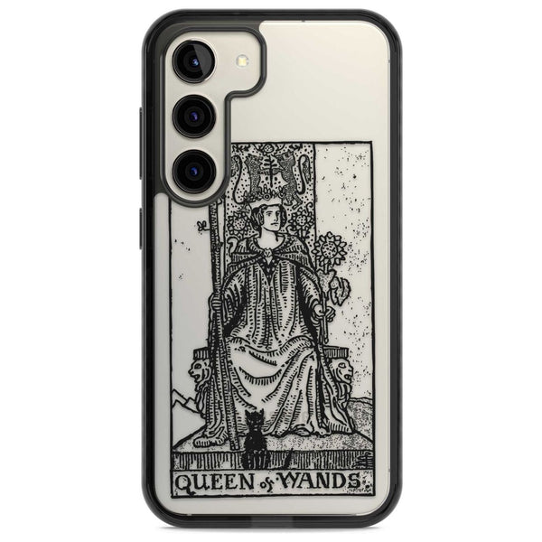 Personalised Queen Of Wands Tarot Card (Clear)
