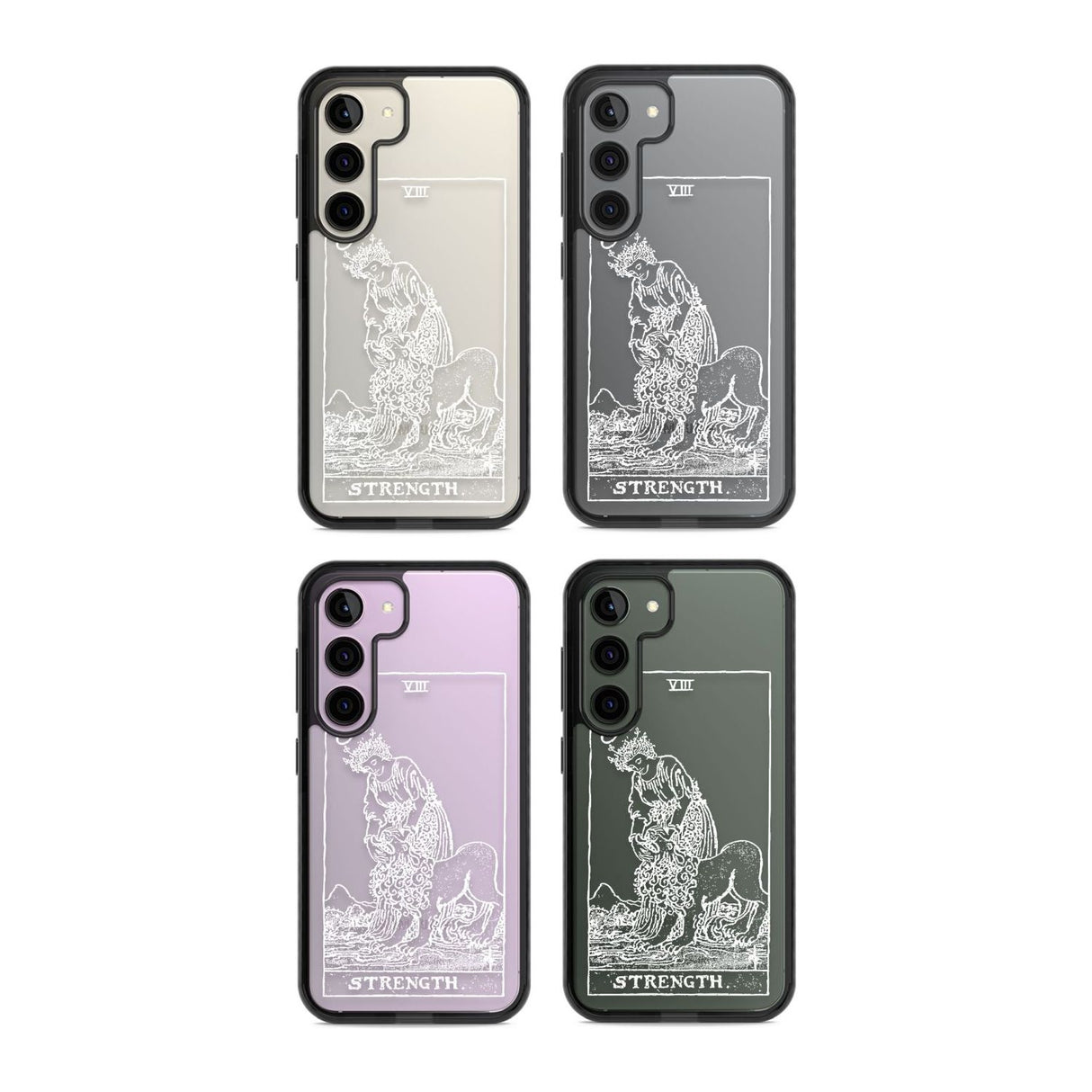 Personalised Strength Tarot Card - White Transparent Custom Phone Case iPhone 15 Pro Max / Black Impact Case,iPhone 15 Plus / Black Impact Case,iPhone 15 Pro / Black Impact Case,iPhone 15 / Black Impact Case,iPhone 15 Pro Max / Impact Case,iPhone 15 Plus / Impact Case,iPhone 15 Pro / Impact Case,iPhone 15 / Impact Case,iPhone 15 Pro Max / Magsafe Black Impact Case,iPhone 15 Plus / Magsafe Black Impact Case,iPhone 15 Pro / Magsafe Black Impact Case,iPhone 15 / Magsafe Black Impact Case,iPhone 14 Pro Max / Bl