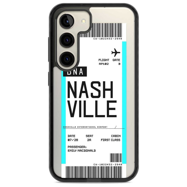 Personalised Nashville Boarding Pass