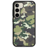 Green Camo Phone Case Samsung S22 / Black Impact Case,Samsung S23 / Black Impact Case Blanc Space