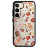 Christmas Assortments Phone Case Samsung S22 / Black Impact Case,Samsung S23 / Black Impact Case Blanc Space