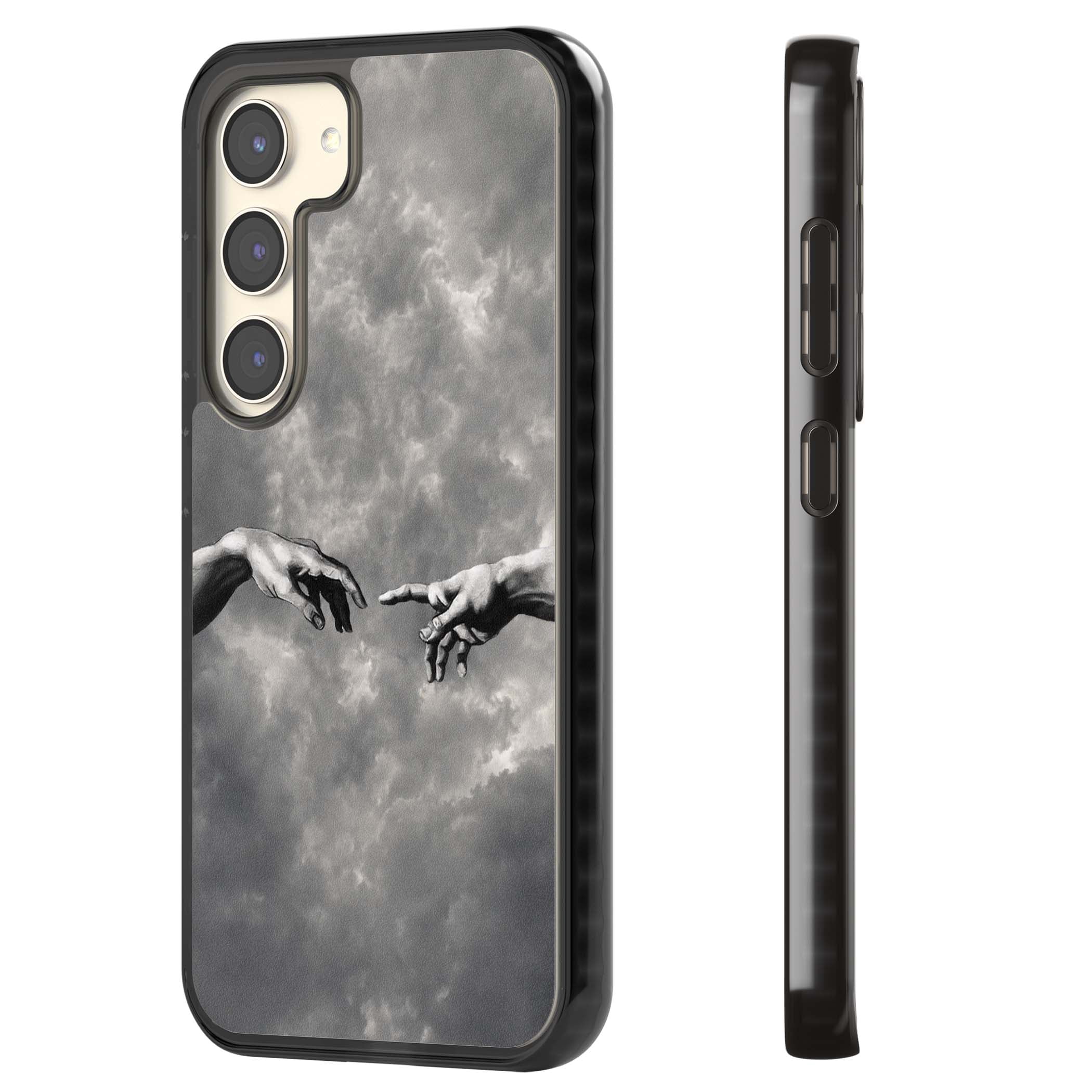 Creation art iPhone case | Black Impact case for Samsung Galaxy S24, Samsung Galaxy S23, Samsung Galaxy S22