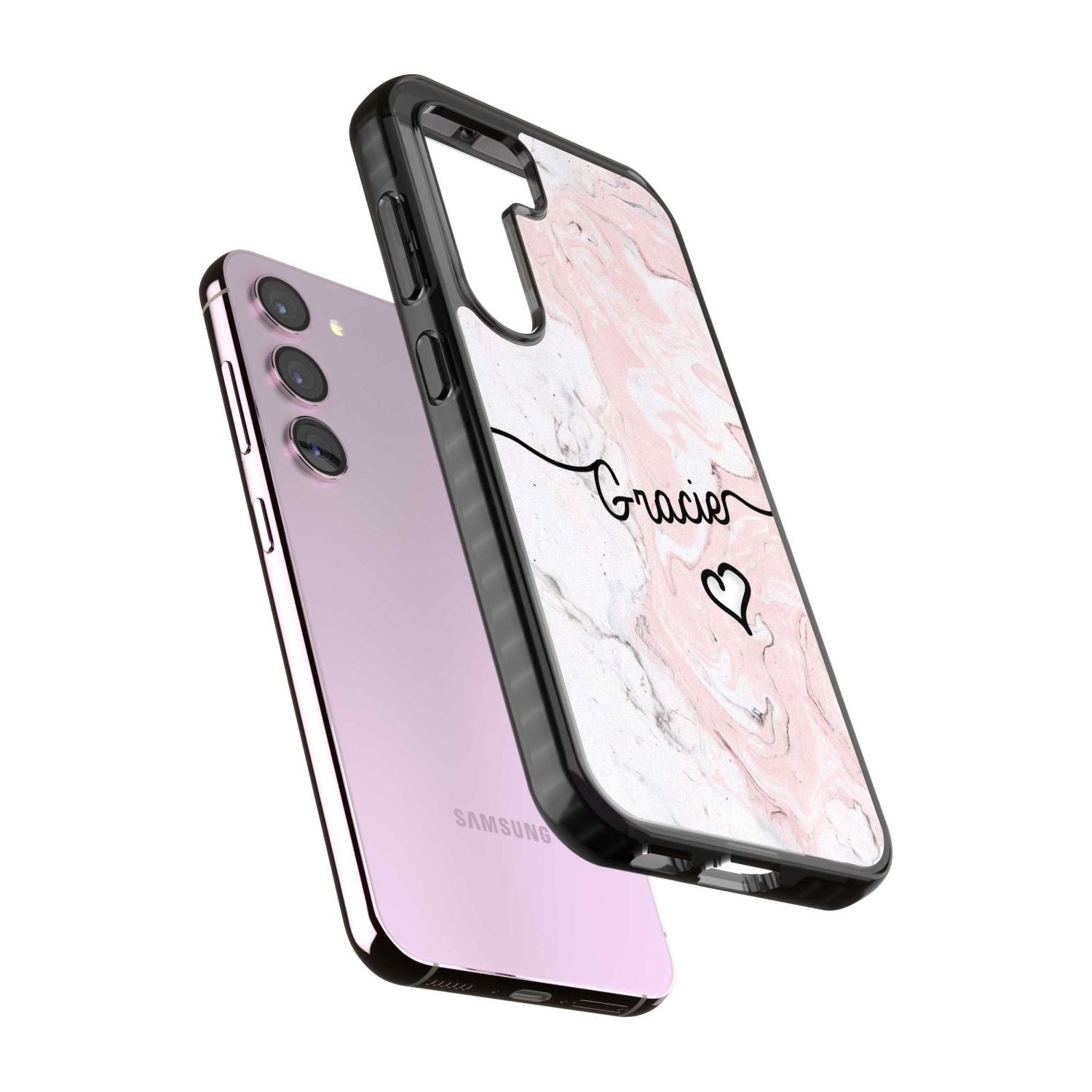 Personalised Pink Marble
