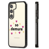 So Demure Impact Phone Case for Samsung Galaxy S24, Samsung Galaxy S23, Samsung Galaxy S22