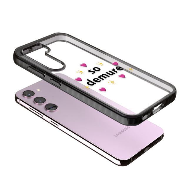 So Demure Impact Phone Case for Samsung Galaxy S24, Samsung Galaxy S23, Samsung Galaxy S22