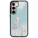 Blossom Flower Sky Phone Case Samsung S22 / Black Impact Case,Samsung S23 / Black Impact Case Blanc Space