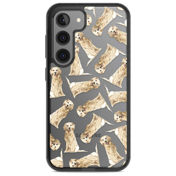 Golden Retriever Watercolor Pattern