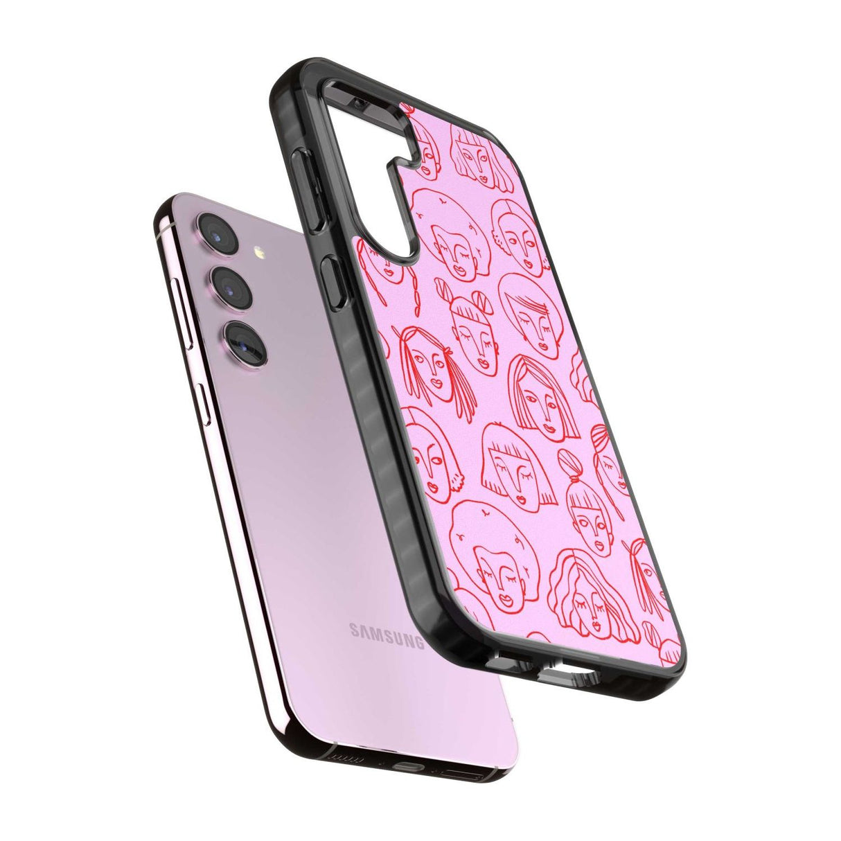 Girl Portrait Doodles in Pink & Red Phone Case iPhone 15 Pro Max / Black Impact Case,iPhone 15 Plus / Black Impact Case,iPhone 15 Pro / Black Impact Case,iPhone 15 / Black Impact Case,iPhone 15 Pro Max / Impact Case,iPhone 15 Plus / Impact Case,iPhone 15 Pro / Impact Case,iPhone 15 / Impact Case,iPhone 15 Pro Max / Magsafe Black Impact Case,iPhone 15 Plus / Magsafe Black Impact Case,iPhone 15 Pro / Magsafe Black Impact Case,iPhone 15 / Magsafe Black Impact Case,iPhone 14 Pro Max / Black Impact Case,iPhone 1