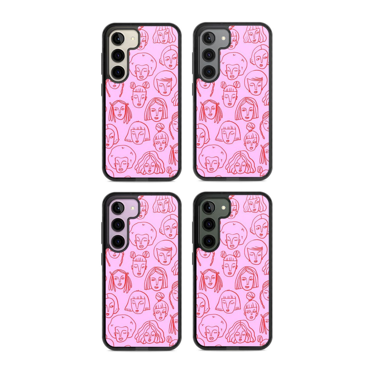 Girl Portrait Doodles in Pink & Red Phone Case iPhone 15 Pro Max / Black Impact Case,iPhone 15 Plus / Black Impact Case,iPhone 15 Pro / Black Impact Case,iPhone 15 / Black Impact Case,iPhone 15 Pro Max / Impact Case,iPhone 15 Plus / Impact Case,iPhone 15 Pro / Impact Case,iPhone 15 / Impact Case,iPhone 15 Pro Max / Magsafe Black Impact Case,iPhone 15 Plus / Magsafe Black Impact Case,iPhone 15 Pro / Magsafe Black Impact Case,iPhone 15 / Magsafe Black Impact Case,iPhone 14 Pro Max / Black Impact Case,iPhone 1