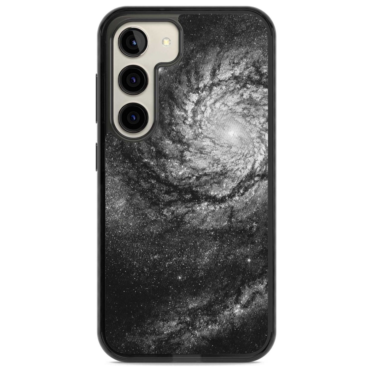 Night Sky Galaxies: Milky Way Galaxy Phone Case Samsung S22 / Black Impact Case,Samsung S23 / Black Impact Case Blanc Space