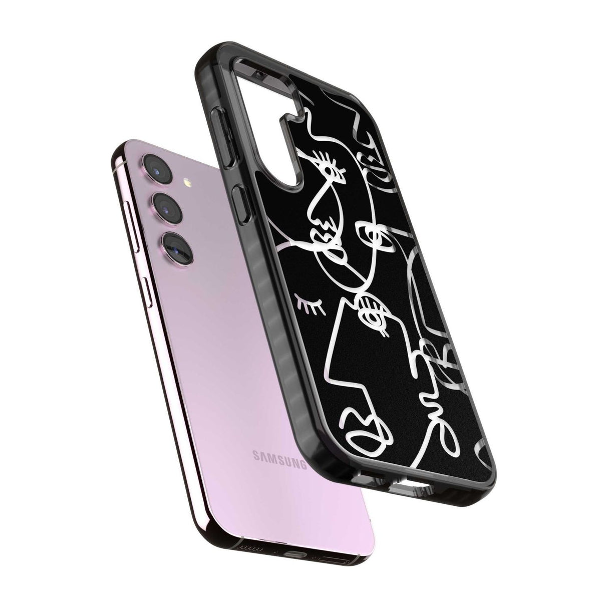 Abstract Continuous Line Faces Clear on Black Phone Case iPhone 15 Pro Max / Black Impact Case,iPhone 15 Plus / Black Impact Case,iPhone 15 Pro / Black Impact Case,iPhone 15 / Black Impact Case,iPhone 15 Pro Max / Impact Case,iPhone 15 Plus / Impact Case,iPhone 15 Pro / Impact Case,iPhone 15 / Impact Case,iPhone 15 Pro Max / Magsafe Black Impact Case,iPhone 15 Plus / Magsafe Black Impact Case,iPhone 15 Pro / Magsafe Black Impact Case,iPhone 15 / Magsafe Black Impact Case,iPhone 14 Pro Max / Black Impact Cas