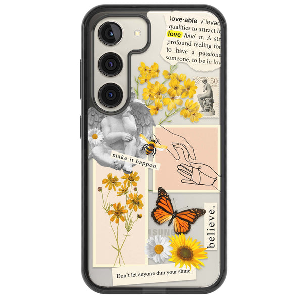 Yellow Wildflower Collage