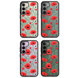 Poppy Garden Impact Phone Case for Samsung Galaxy S24, Samsung Galaxy S23, Samsung Galaxy S22