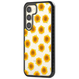 Sunflowers Transparent Pattern