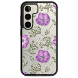 Purple Blossoms Transparent Floral