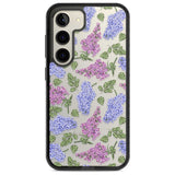 Purple Blossoms Transparent Floral