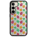 Passion Fruit Pattern Phone Case Samsung S22 / Black Impact Case,Samsung S23 / Black Impact Case Blanc Space