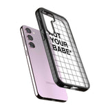 Grid Pattern Not Your Babe Phone Case iPhone 15 Pro Max / Black Impact Case,iPhone 15 Plus / Black Impact Case,iPhone 15 Pro / Black Impact Case,iPhone 15 / Black Impact Case,iPhone 15 Pro Max / Impact Case,iPhone 15 Plus / Impact Case,iPhone 15 Pro / Impact Case,iPhone 15 / Impact Case,iPhone 15 Pro Max / Magsafe Black Impact Case,iPhone 15 Plus / Magsafe Black Impact Case,iPhone 15 Pro / Magsafe Black Impact Case,iPhone 15 / Magsafe Black Impact Case,iPhone 14 Pro Max / Black Impact Case,iPhone 14 Plus / 