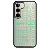 Happy Place (Green) Impact Phone Case for Samsung Galaxy S24, Samsung Galaxy S23, Samsung Galaxy S22