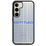 Happy Place (Blue) Impact Phone Case for Samsung Galaxy S24, Samsung Galaxy S23, Samsung Galaxy S22