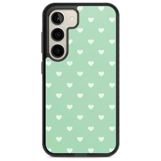 Small Heart Pattern: Green