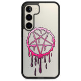 Pentagram of Blood Phone Case Samsung S22 / Black Impact Case,Samsung S23 / Black Impact Case Blanc Space