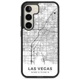 Map of Las Vegas, Nevada Phone Case Samsung S22 / Black Impact Case,Samsung S23 / Black Impact Case Blanc Space