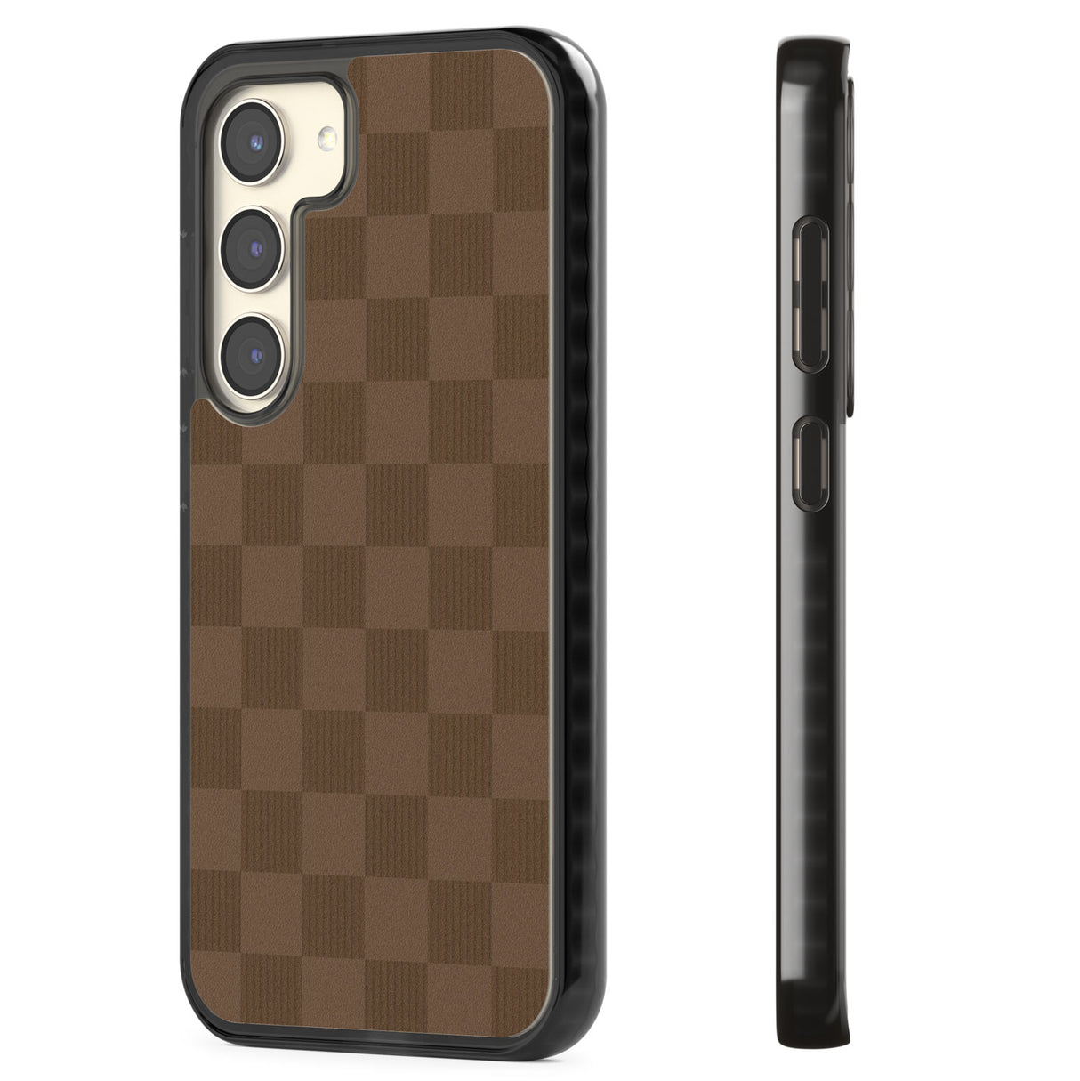 CHOCOLATE CHECKERED Impact Phone Case for Samsung Galaxy S24, Samsung Galaxy S23, Samsung Galaxy S22