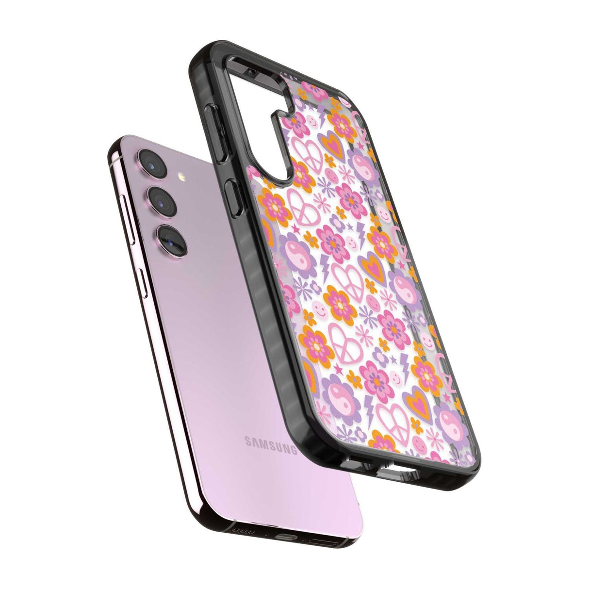 Peace, Love and Flowers Pattern Phone Case iPhone 15 Pro Max / Black Impact Case,iPhone 15 Plus / Black Impact Case,iPhone 15 Pro / Black Impact Case,iPhone 15 / Black Impact Case,iPhone 15 Pro Max / Impact Case,iPhone 15 Plus / Impact Case,iPhone 15 Pro / Impact Case,iPhone 15 / Impact Case,iPhone 15 Pro Max / Magsafe Black Impact Case,iPhone 15 Plus / Magsafe Black Impact Case,iPhone 15 Pro / Magsafe Black Impact Case,iPhone 15 / Magsafe Black Impact Case,iPhone 14 Pro Max / Black Impact Case,iPhone 14 Pl