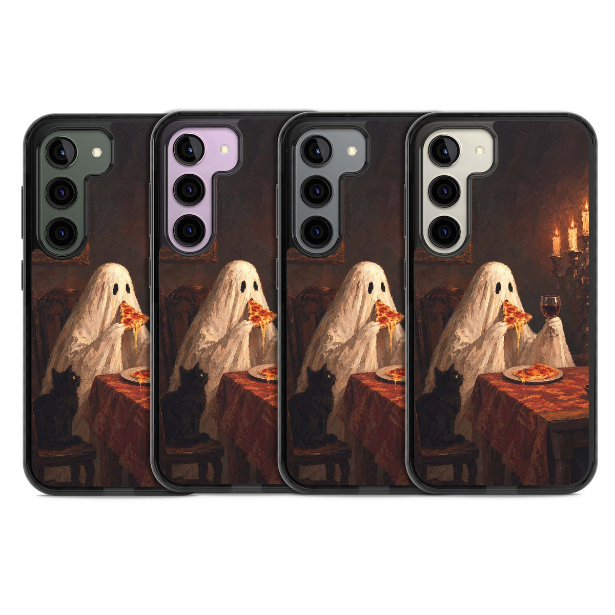 Lonely Night In art iPhone case | Black Impact case for Samsung Galaxy S24, Samsung Galaxy S23, Samsung Galaxy S22