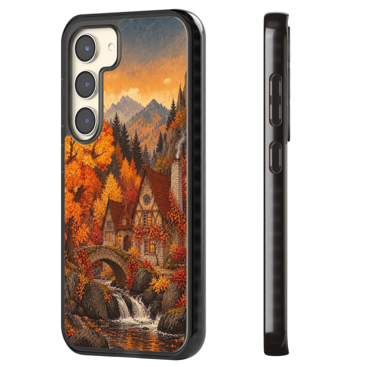 Auburn Cottage iPhone case | Black Impact case for Samsung Galaxy S24, Samsung Galaxy S23, Samsung Galaxy S22