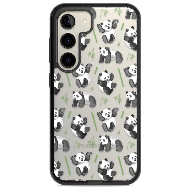 Watercolour Panda Pattern